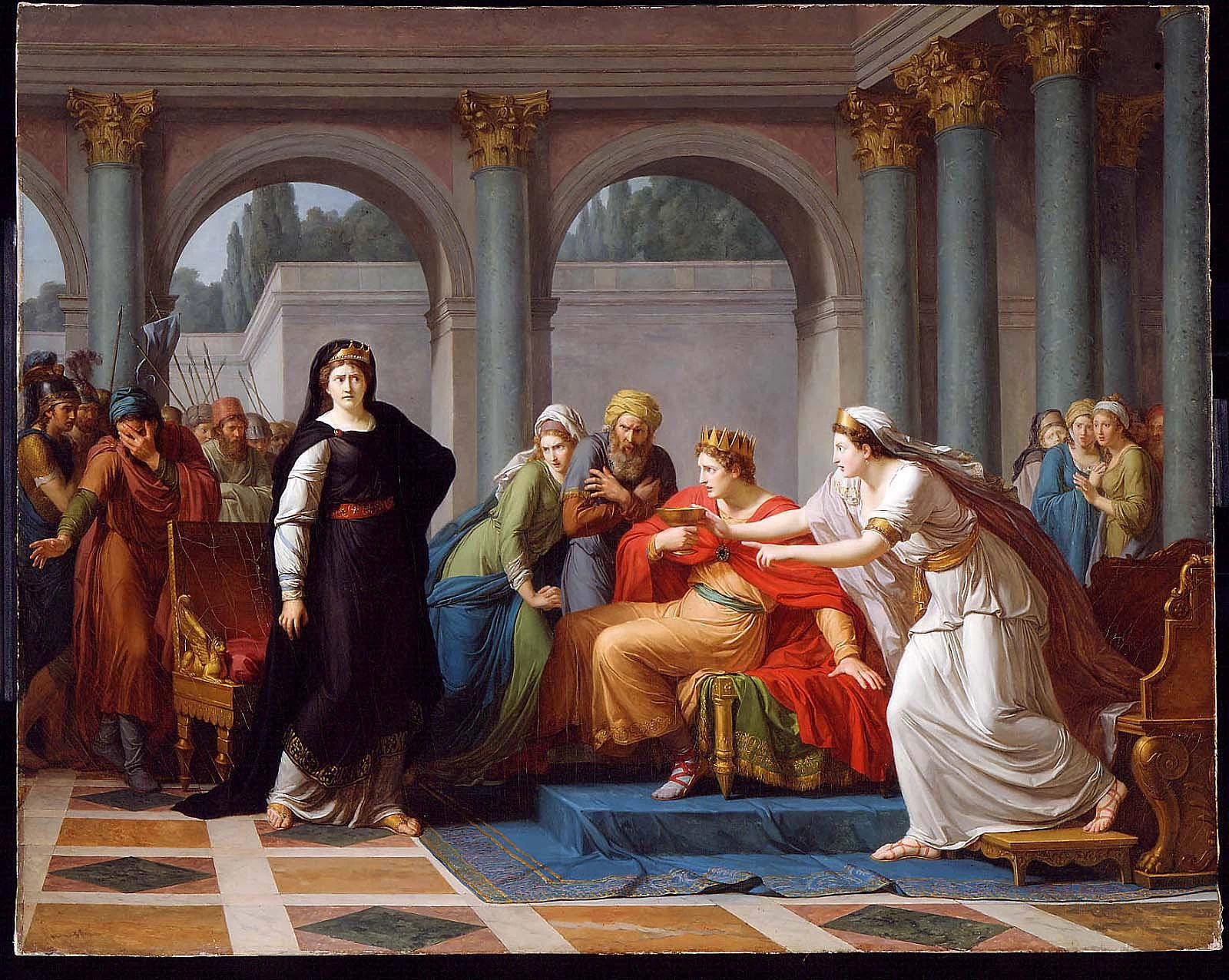 Cleopatra scoperta da Rodogune come avvelenata la coppa nuziale - Museum of Fine Arts Boston
